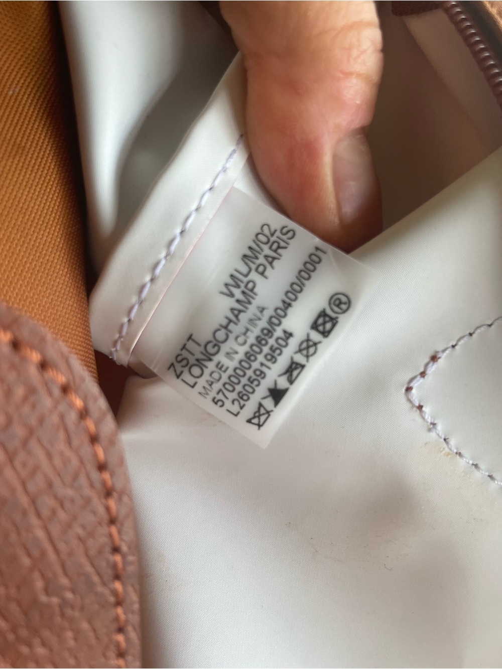 Longchamp Congac Leather-Trim Tote Bag - Picture 12 of 16